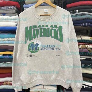 Vintage Dallas Mavericks Basketball Sweatshirt, NBA Mavericks Mens Womens Shirt